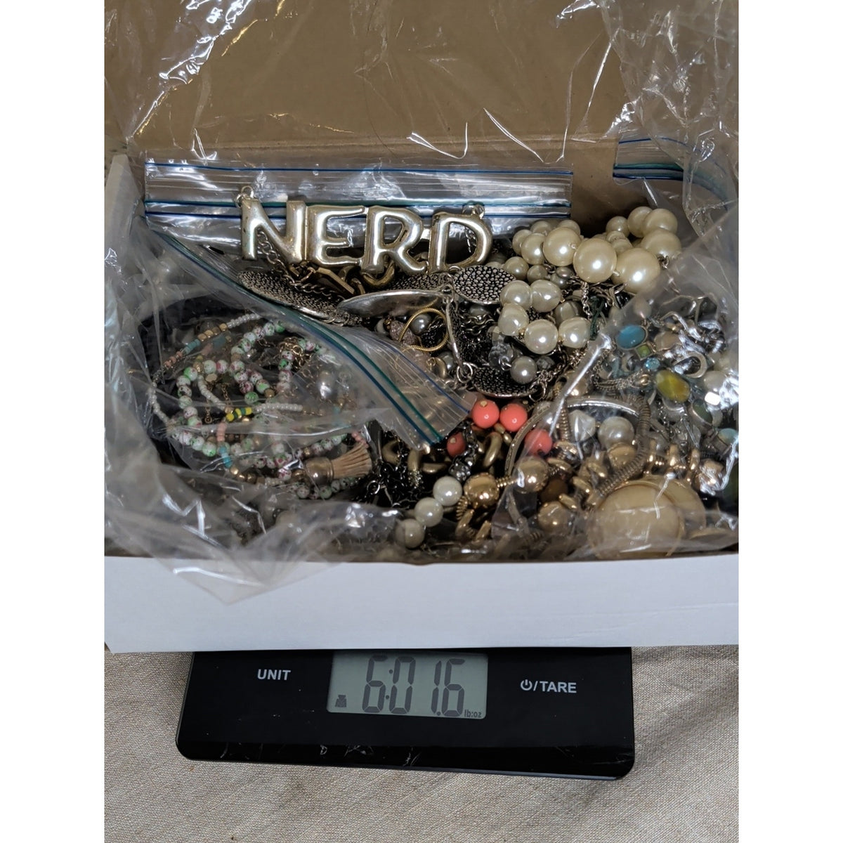 6 Lb Treasure Hunt! Wearable Jewelry Boho Glam Vintage / Modern!!