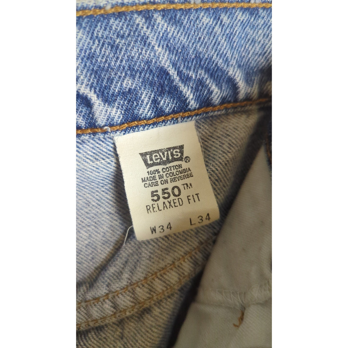 Vintage 90's Levi's 550 Orange Tab Men's 34x34