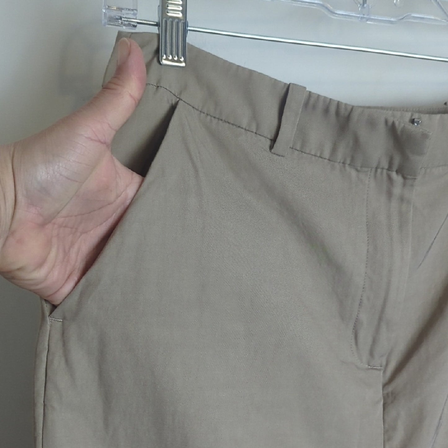 Stockholm Atelier Gorpcore Mini Pencil Skirt Khaki With Pockets Women's Size 8
