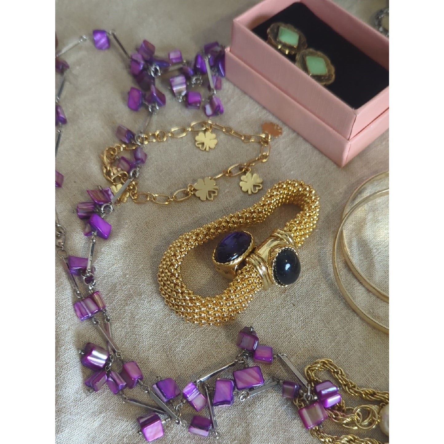 Art to Wear Jewelry Collection | 11pc Curated Statement Wear Or Reseller Lot