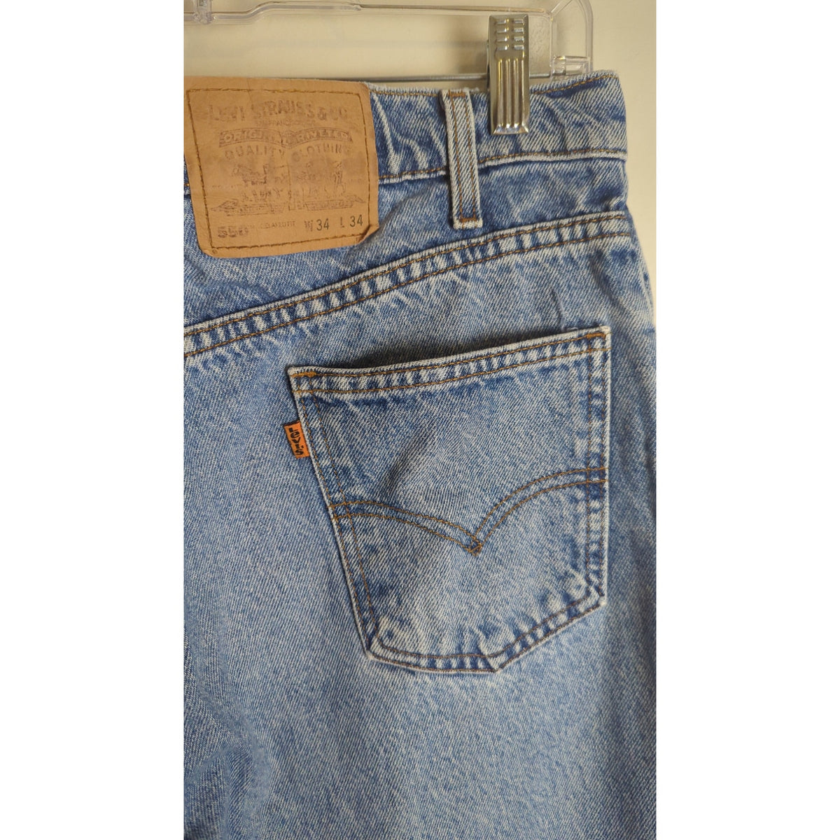 Vintage 90's Levi's 550 Orange Tab Men's 34x34