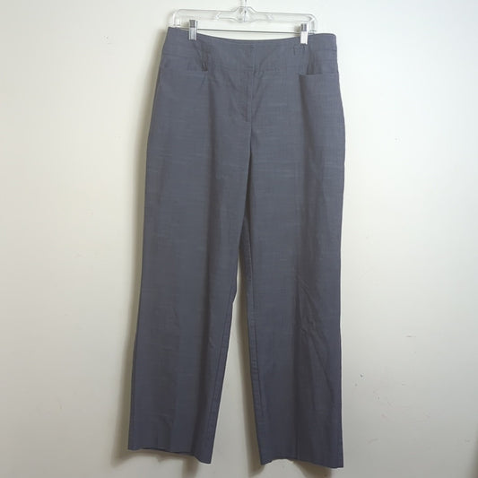 Minimalistic Grey Wide Straight Leg Pants Women's Size 12