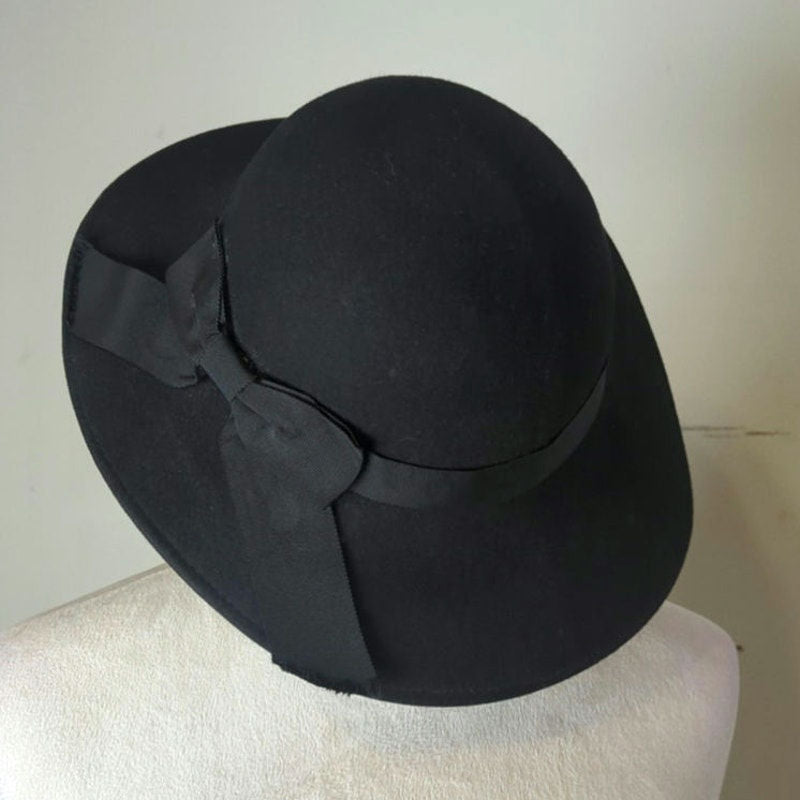 Vintage 50's/60's Old Hollywood 100% Wool Lancaster Retro Hat