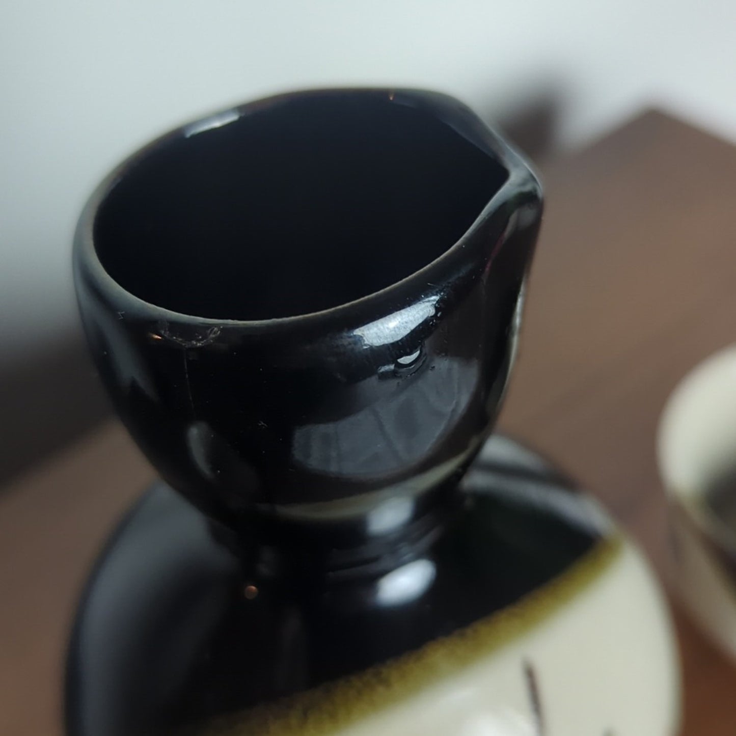 Vintage Japanese Sake Set | Hand Painted Tokkuri Bottle + 2 Ochoko Cups