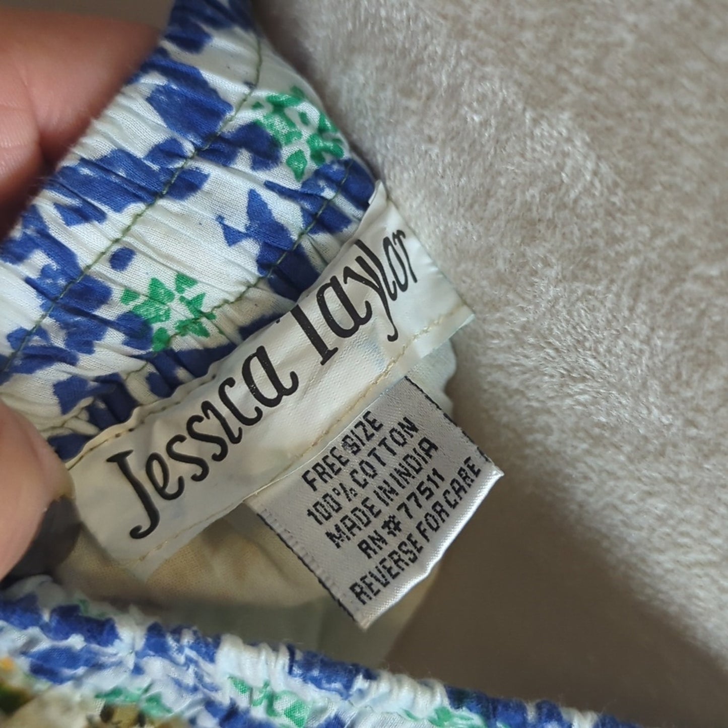 Vintage Patchwork Maxi Skirt or Strapless Boho Dress Cotton Festival Hippie