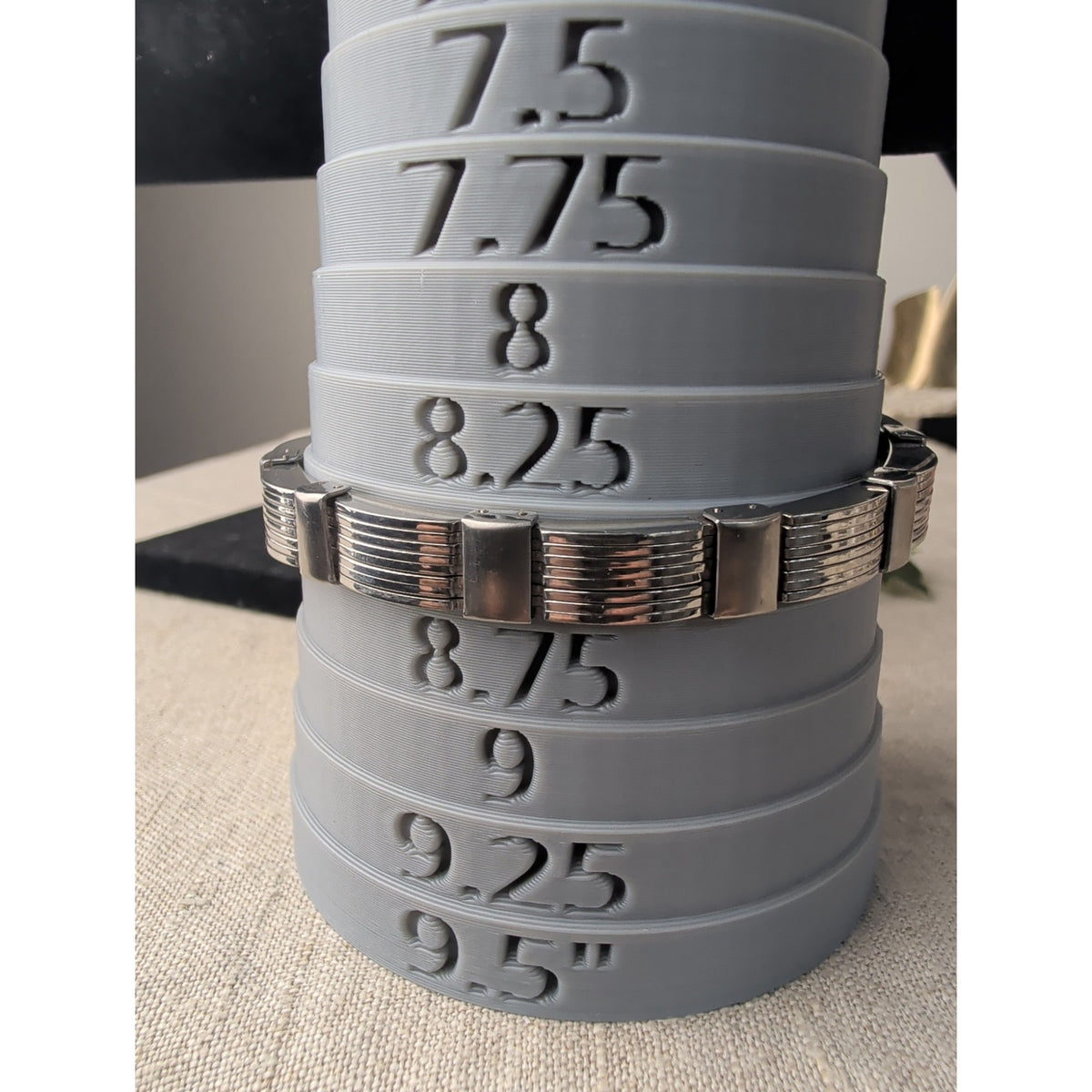 Icewave Men’s Stainless Steel Bracelet Silver Tone Watchband Link Modernist