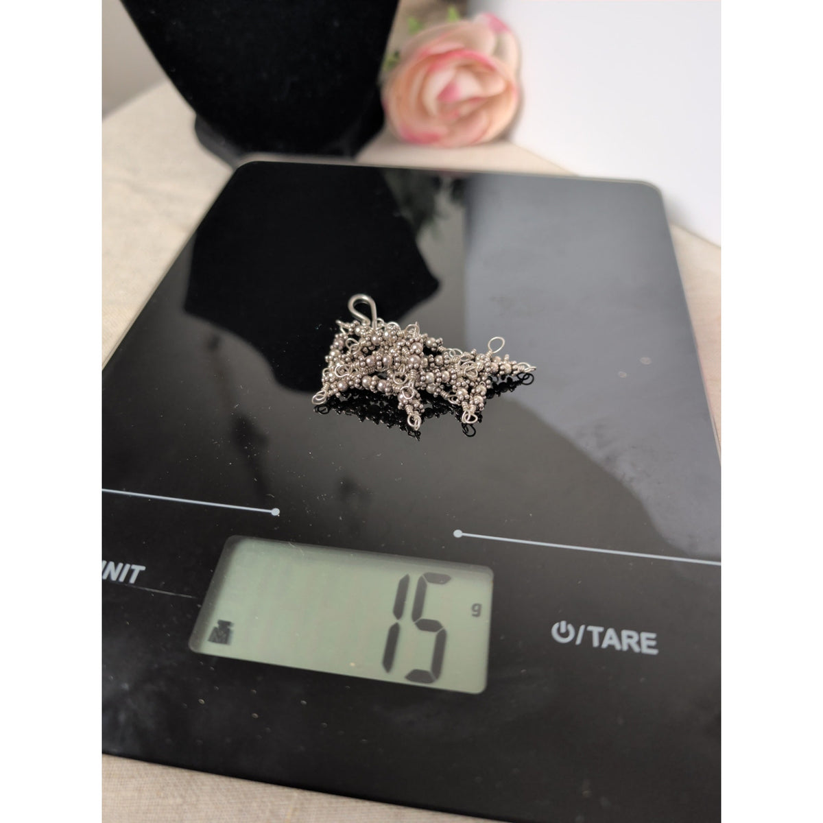 Artisan Ornate 925 Silver Chain Shepherd's Hook Minimalist Necklace