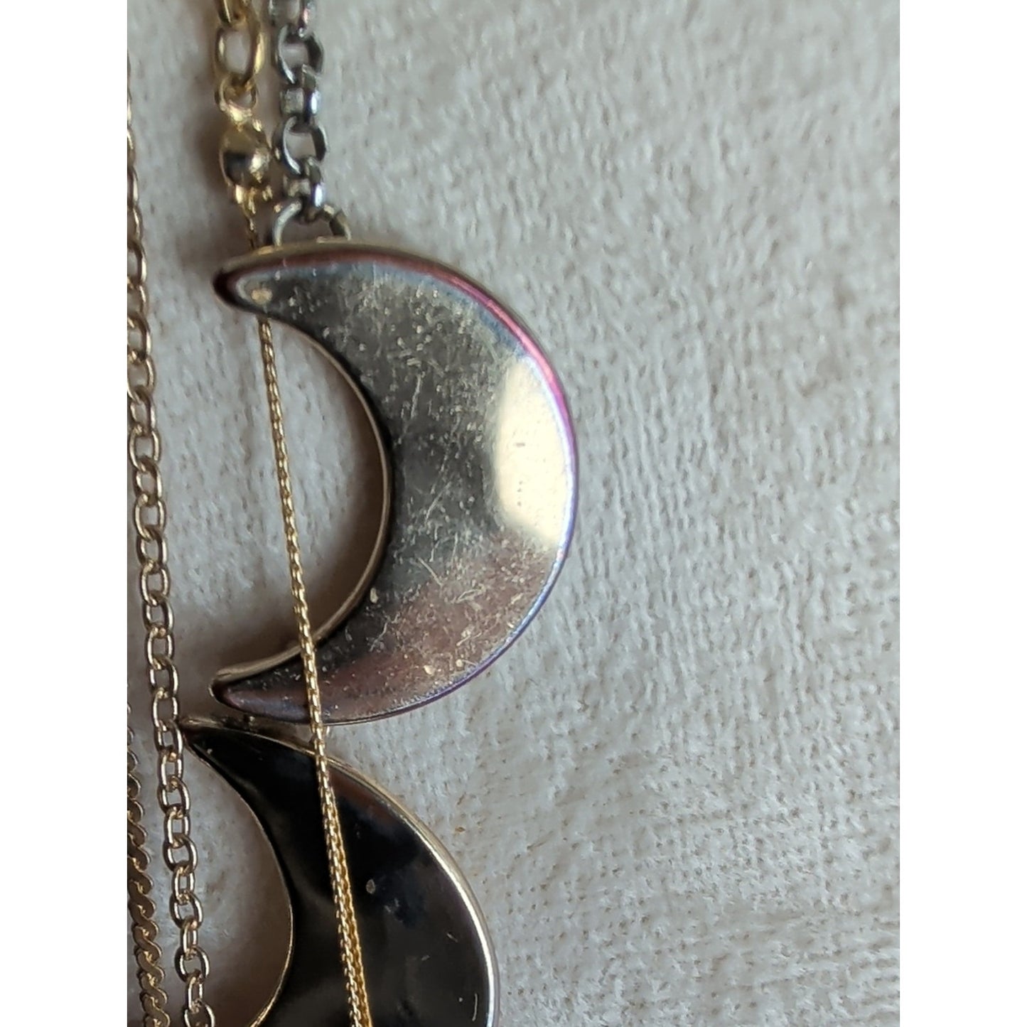7 Celestial Boho Necklace Bundle Moon  Sun Face Pendant Druzy Glass Festival