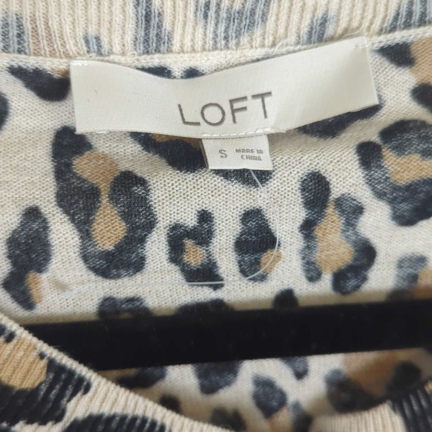 Boho Animal Print Button-down Soft Cardigan Women's Size Small