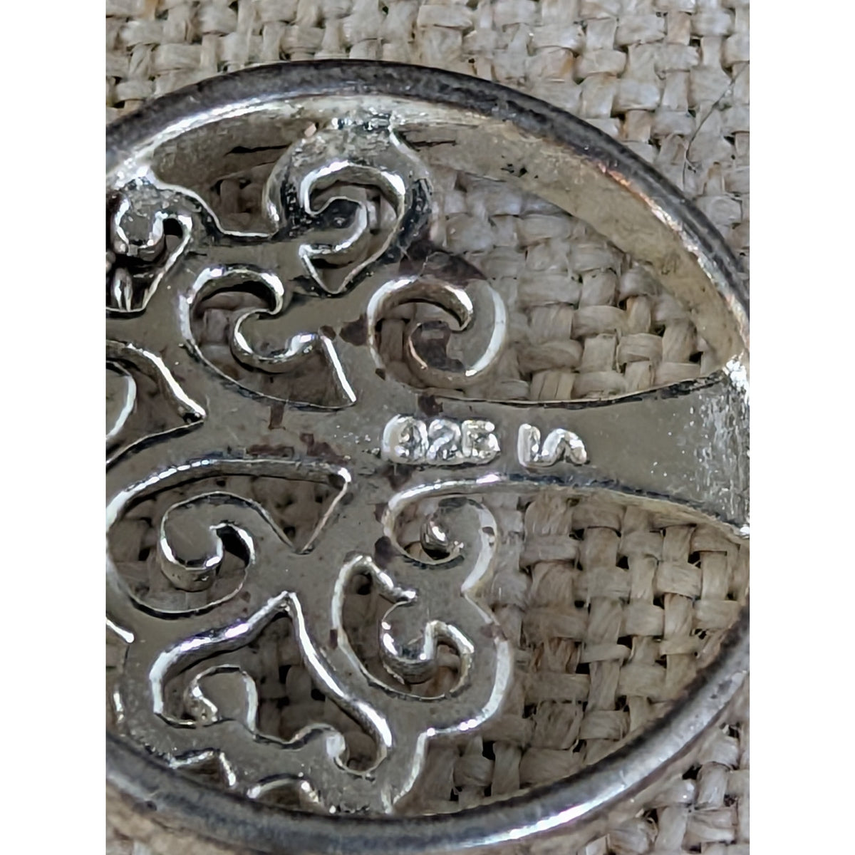 Vintage Marathon Co. Sterling Silver Chain with 925 IA Filigree Tree of Life Pendant, Estate Jewelry Necklace, Gift for Her