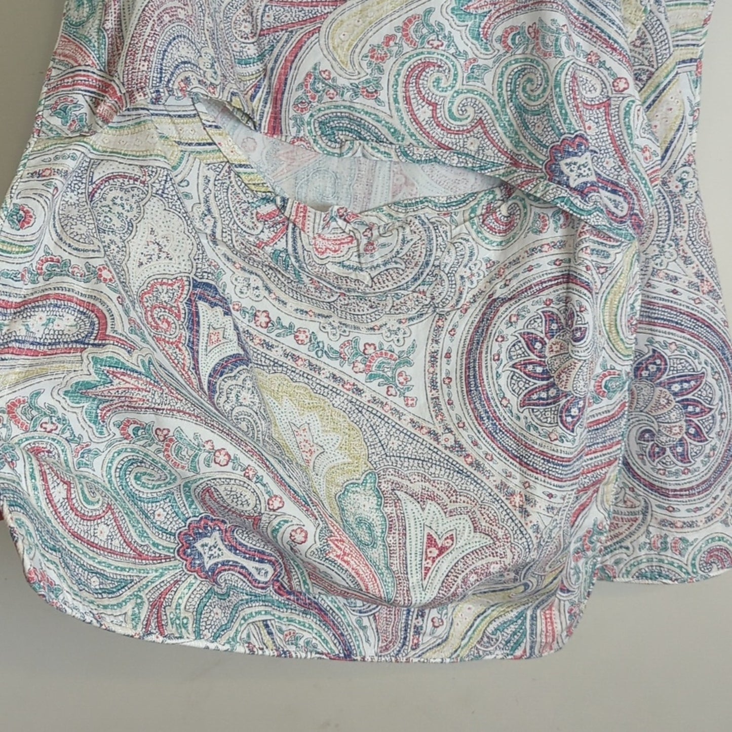 Vintage Lauren Ralph Lauren Boho Paisley Pillow Shams 20x24 Set Of Two