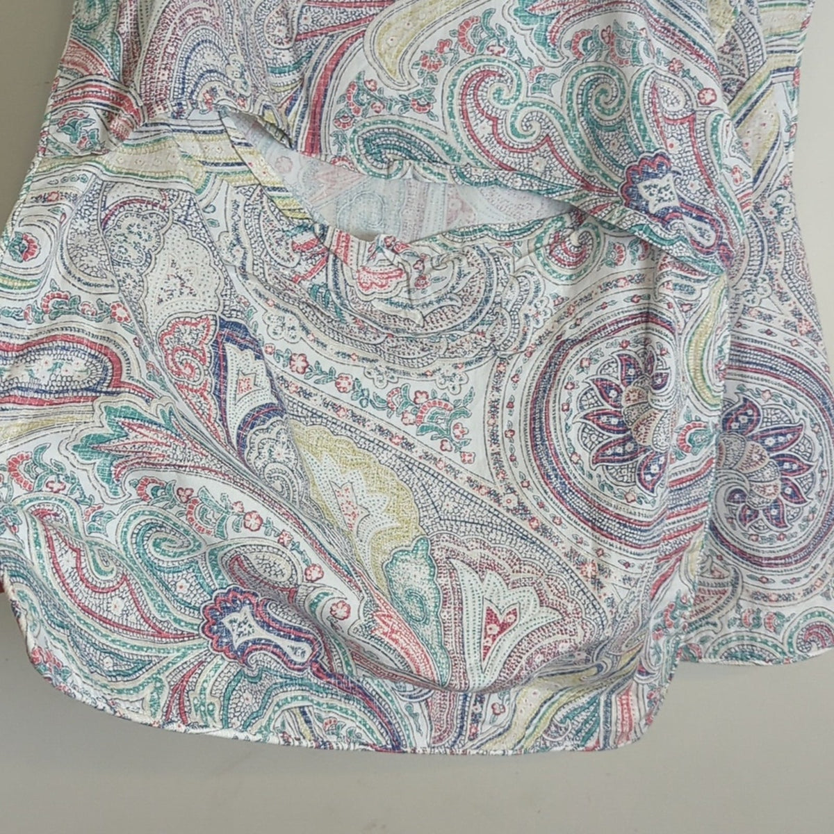 Vintage Lauren Ralph Lauren Boho Paisley Pillow Shams 20x24 Set Of Two