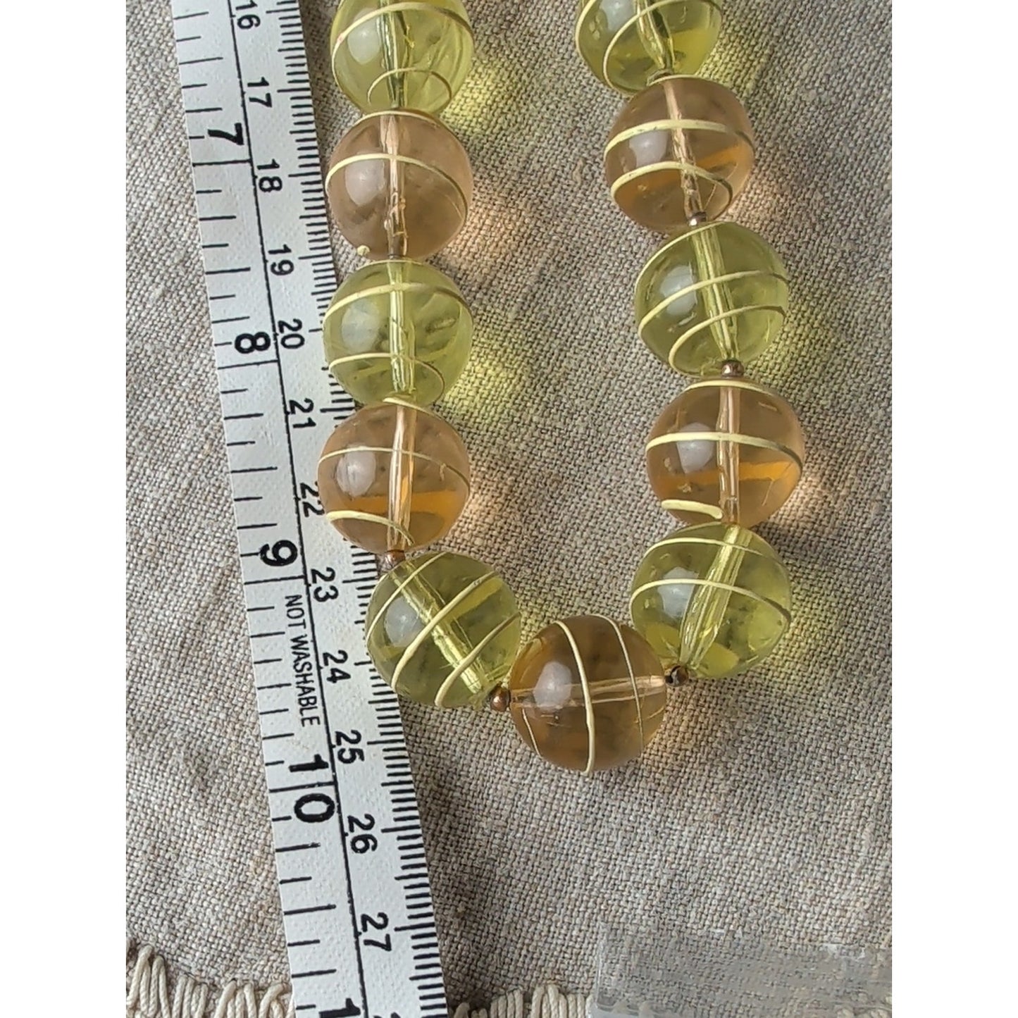 Mod Hong Kong 1960s Atomic Orb Retro Fashion Necklace