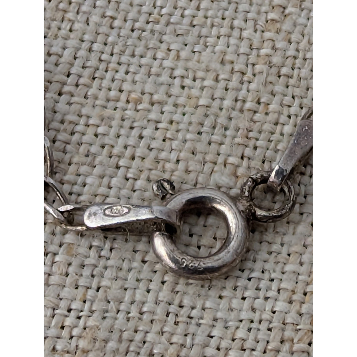 Vintage 925 Sterling Silver 2" Feather Pendant Necklace Long 33" Chain Boho 5g