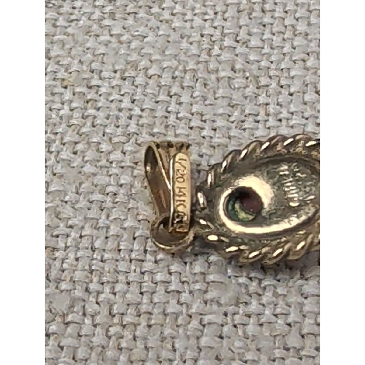Carla 14k Coral Pendant with 14k GF 1/20 Bail