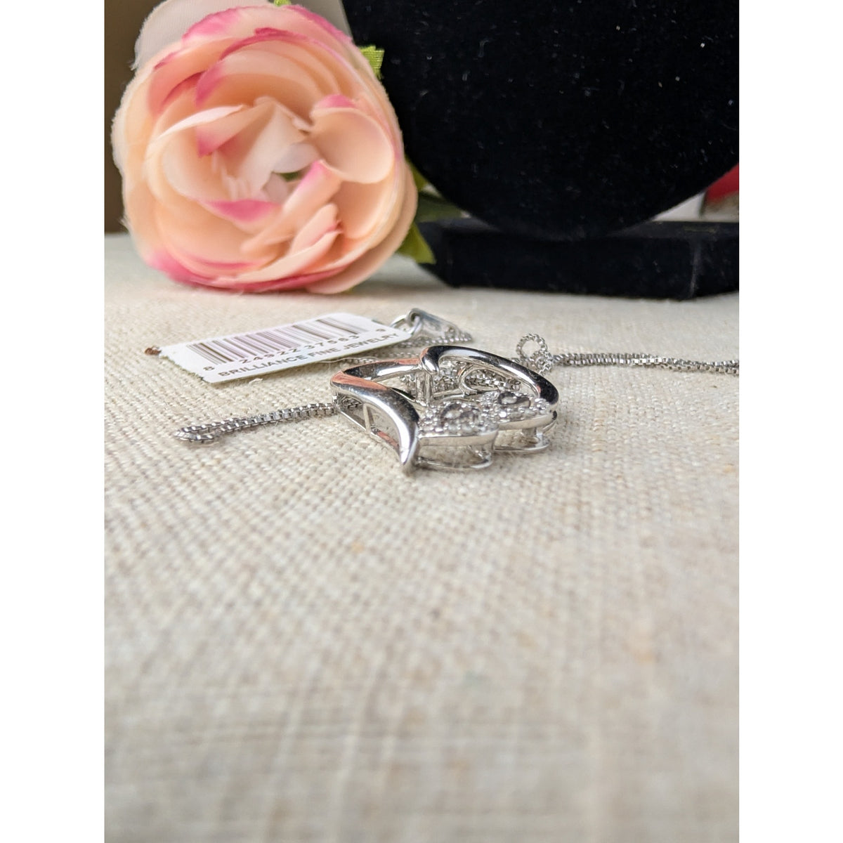 Brilliance Fine Jewelry Diamond Accent Heart Necklace