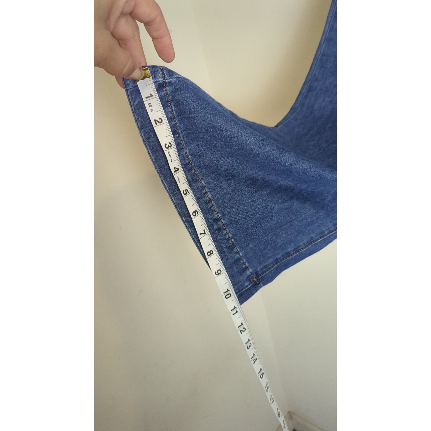Vintage Inspired Wide Straight Leg Capri Jeans Women's Size 4