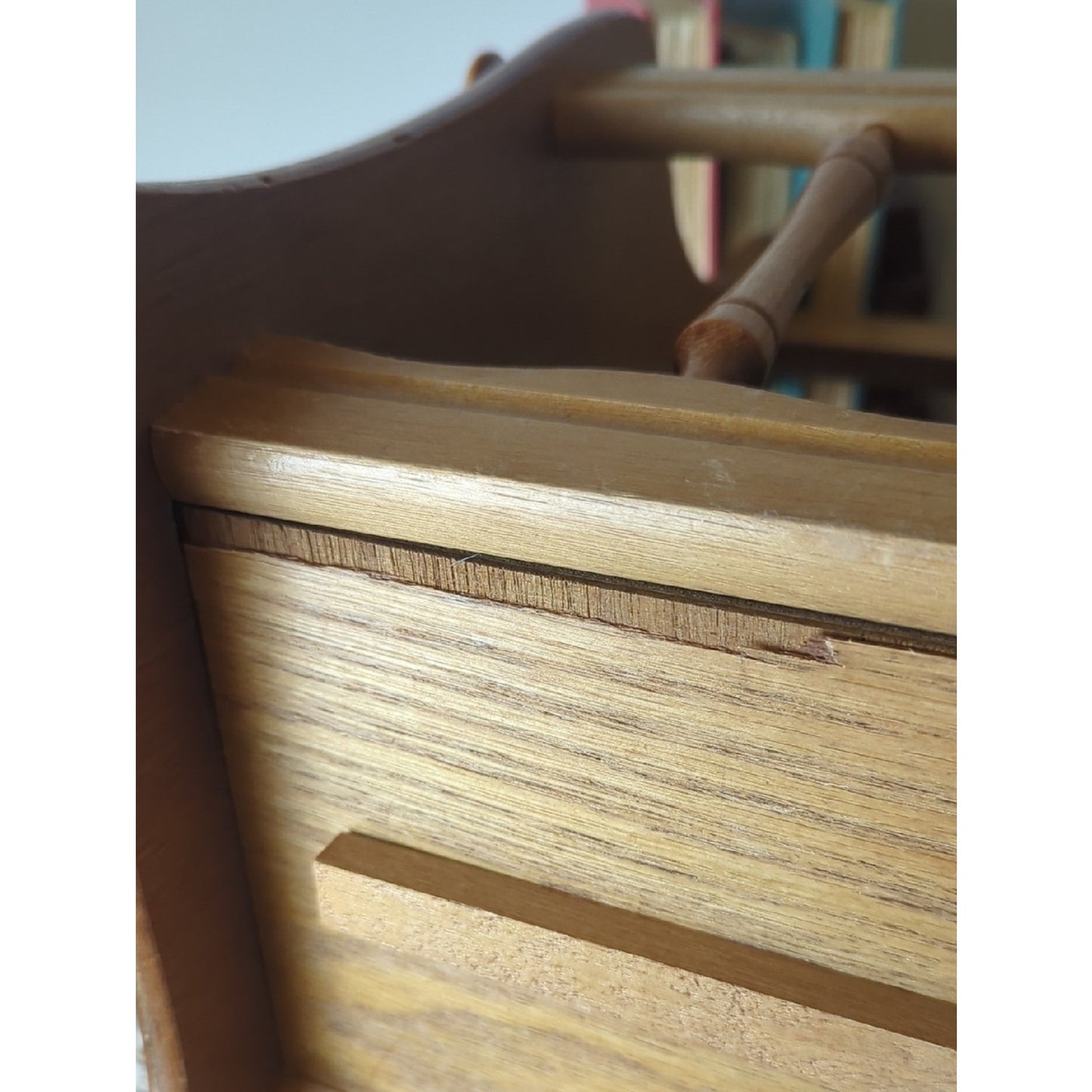 Newspaper Stand Magazines Holder Rack Vintage Repurpose