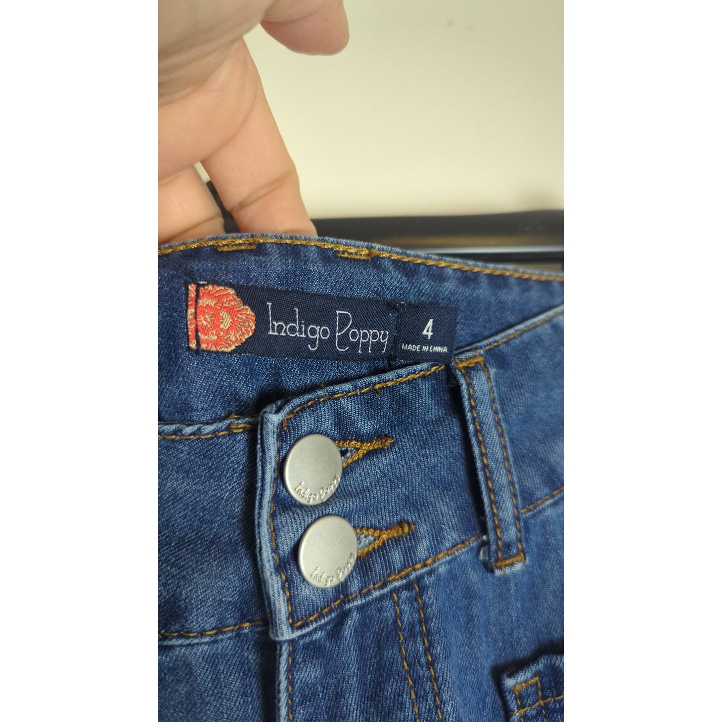 Vintage Inspired Wide Straight Leg Capri Jeans Women's Size 4