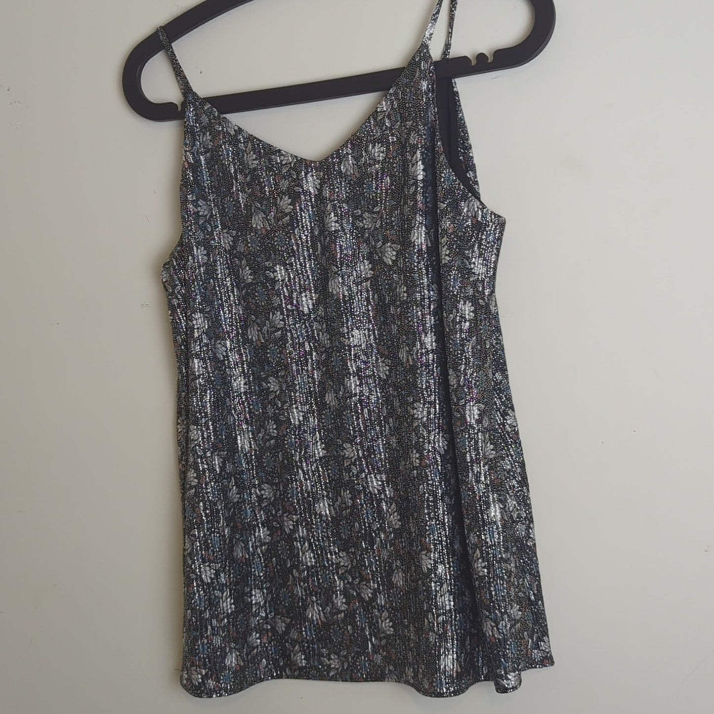 Glam Y2K  Sequins Oversized Top Women's Size Small