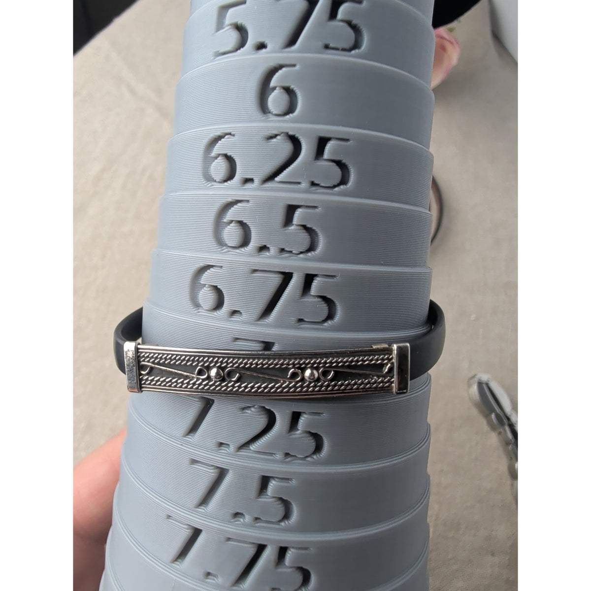 Sterling & Leather Stackable Bracelets Southwestern Boho Wrap/Clasp 7"