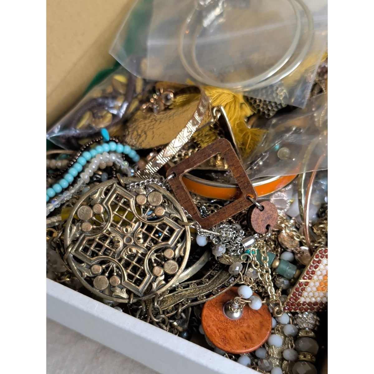 2 Lb Mystery Wearable Boho Glam Jewelry Box! Fun Treasure Hunt!!