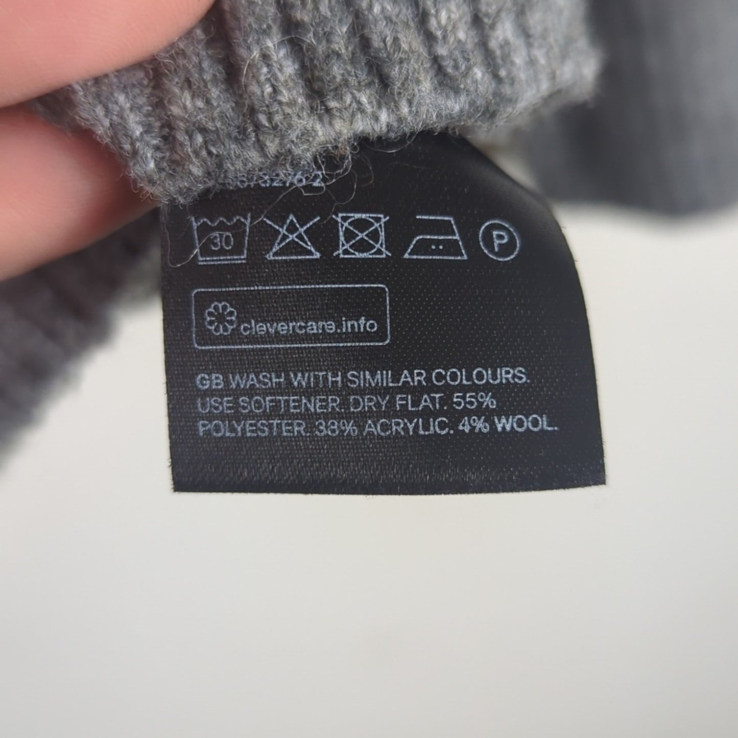 Minimalist Boxy Cowl Neck Sweater Wool Blend Women's Oversized Small