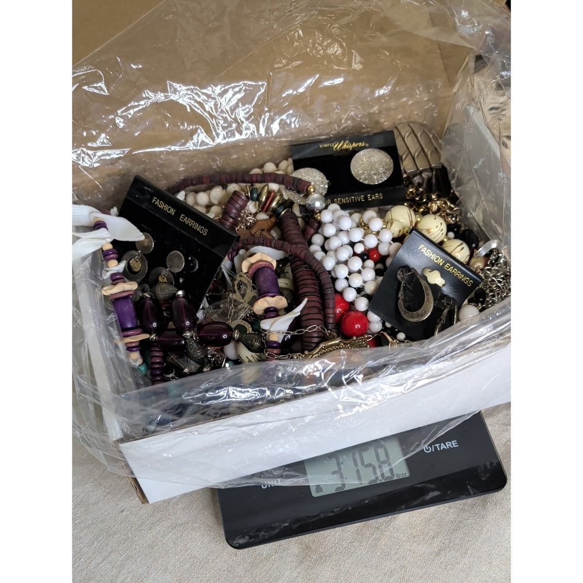 3 Lb Jewelry Treasure Hunt! Vintage And Modern! Boho Glam!