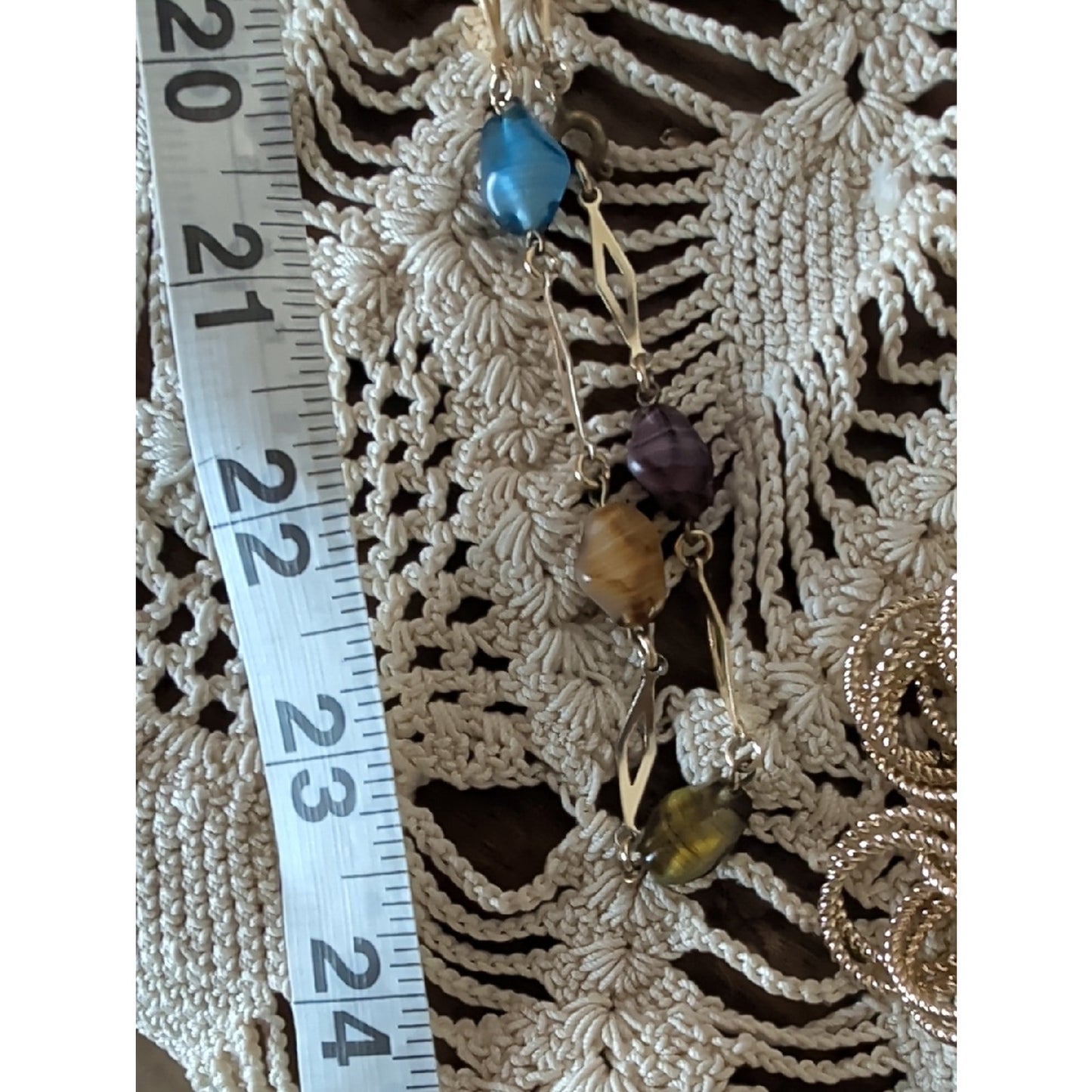 Whimsical Layered Glass Bead Necklaces Fairycore Boho Festival