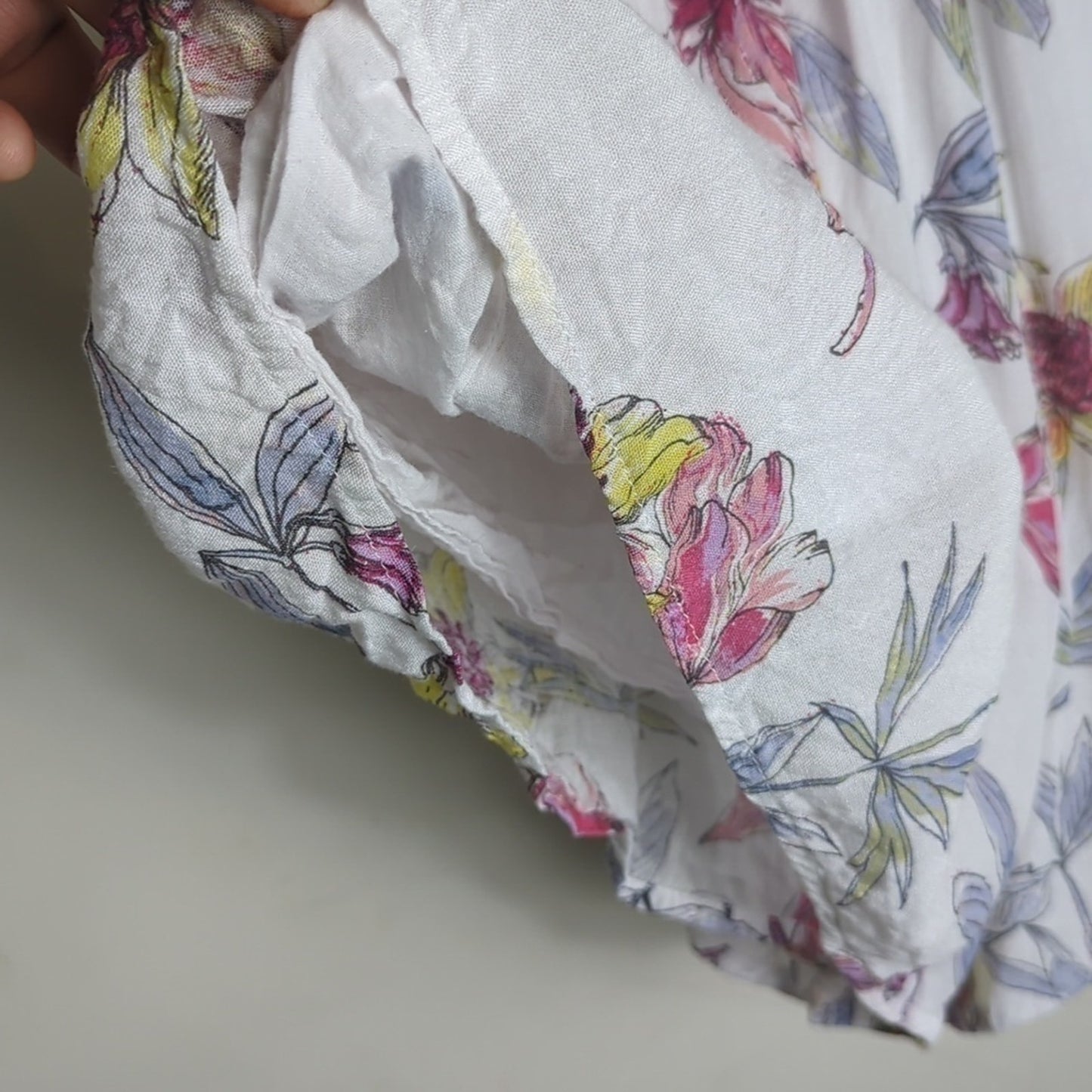 Floral Boho Romper Loungewear Athleisure Women's Small