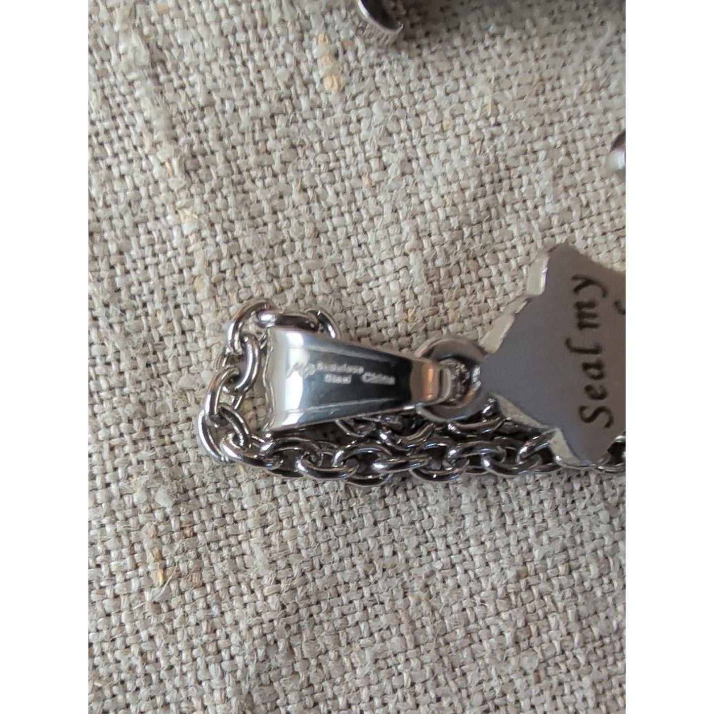 His & Hers Stainless Steel Cross Necklace Set Inspirational Couple Gift