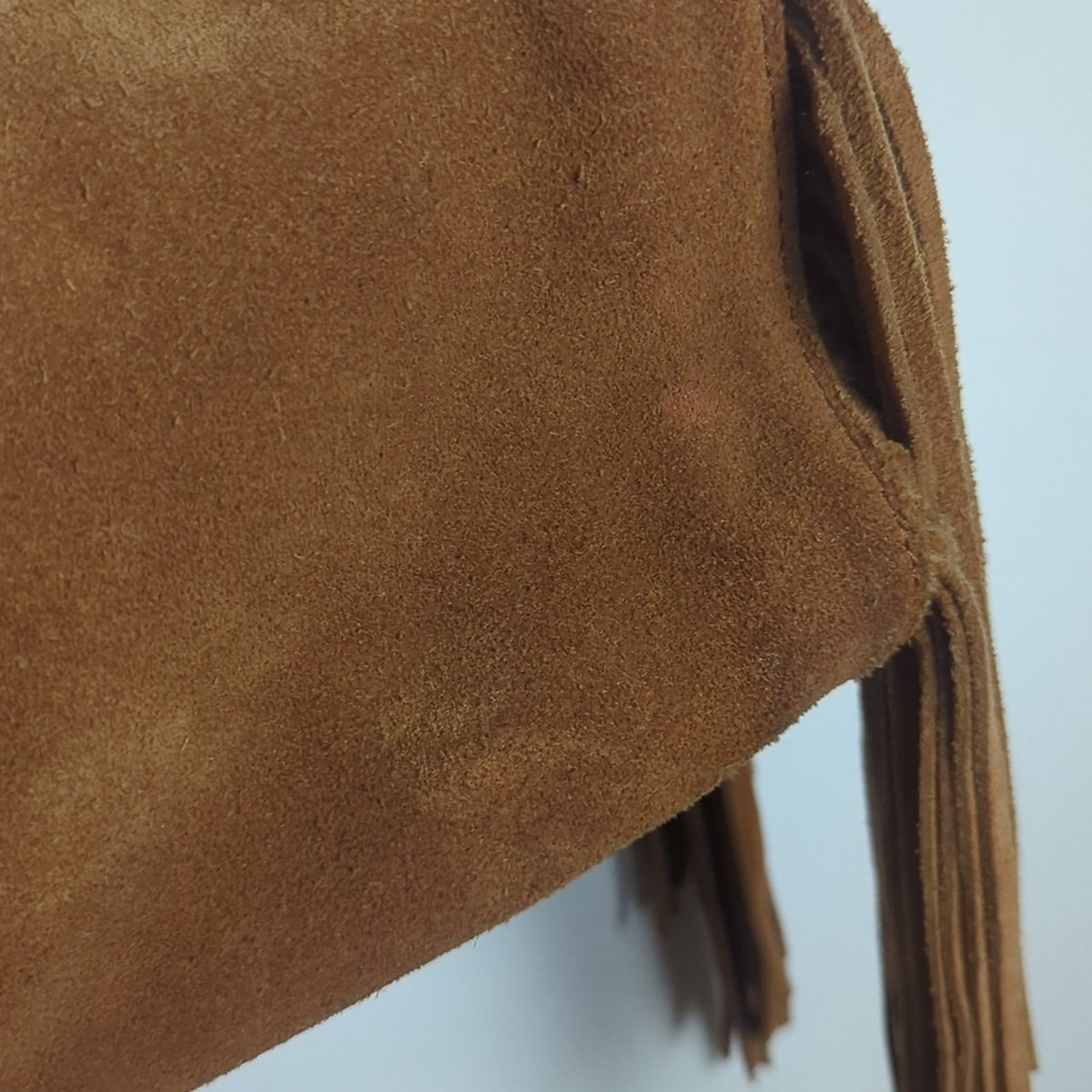 Y2K Suede Boho Western Tassel Crossbody Bag