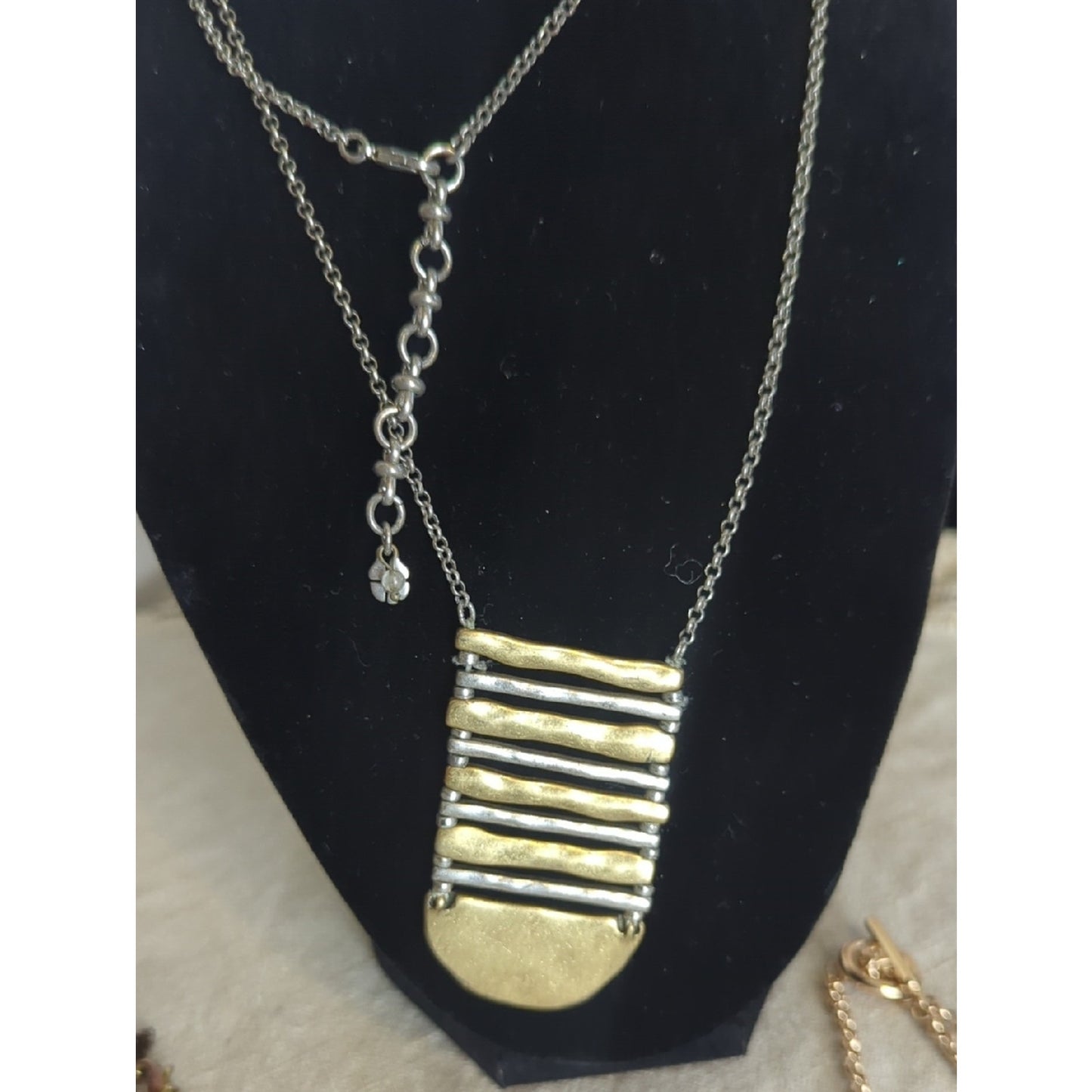 Eclectic Boho Luxe Jewelry Set  Mixed Metal Layered Necklaces, Lucky Brand