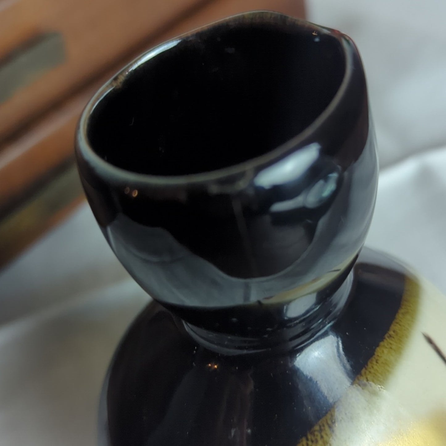 Vintage Japanese Sake Set | Hand Painted Tokkuri Bottle + 2 Ochoko Cups