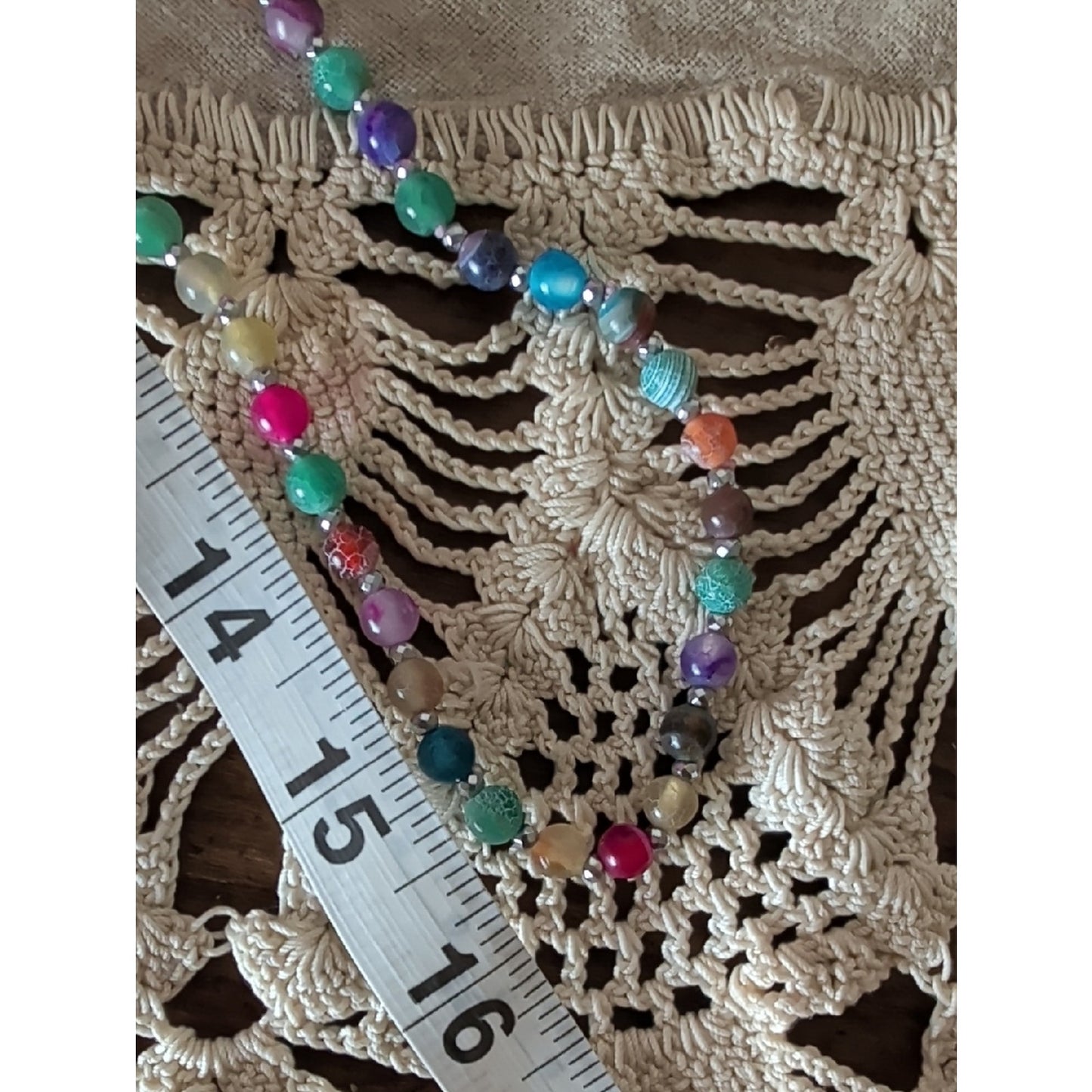 Whimsical Layered Glass Bead Necklaces Fairycore Boho Festival