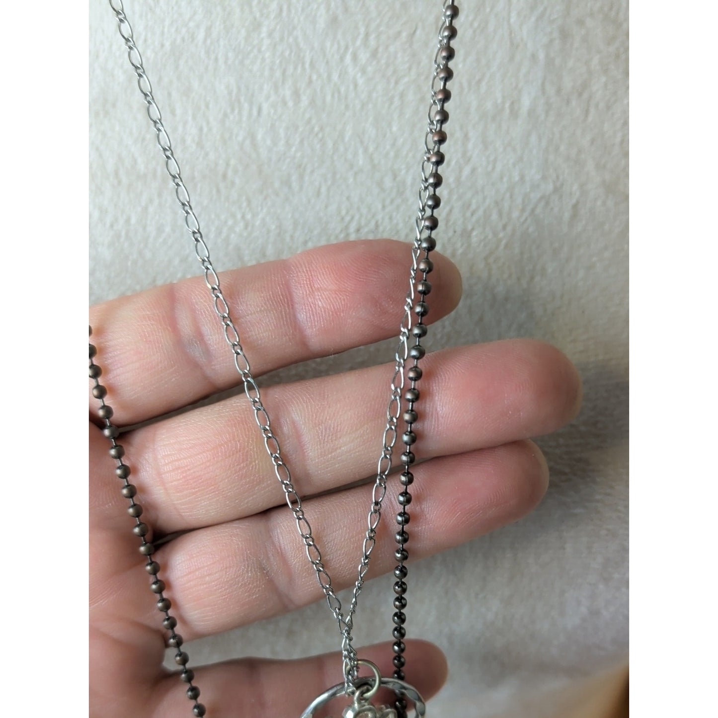 Steampunk Key Necklace Set Dark Academia Gothic Industrial Layering Necklaces