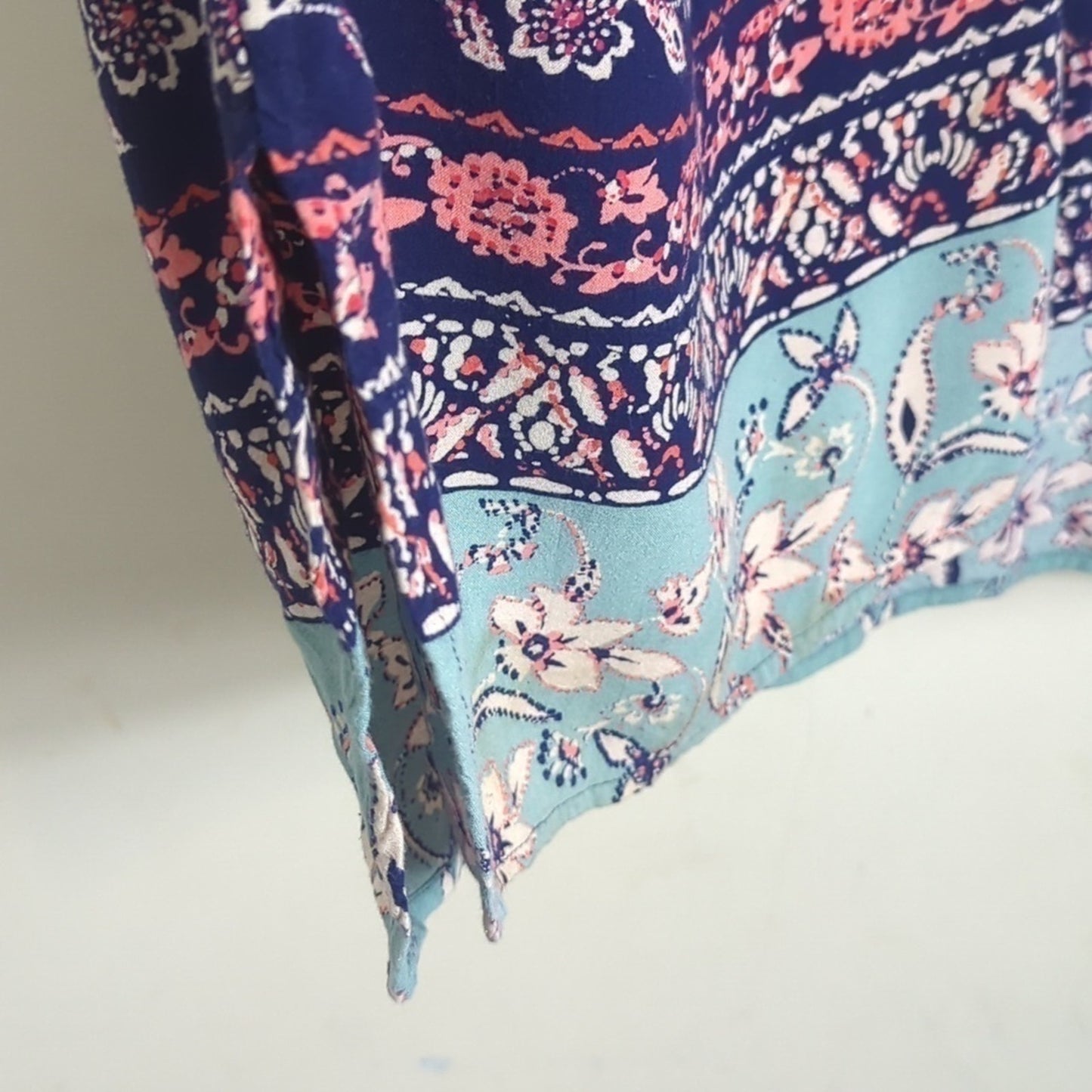 Boho Floral & Paisley Kimono Aztec Women's Medium
