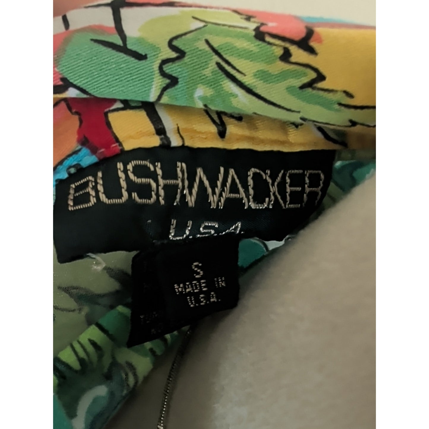 Vintage Bushwacker Sailboat Island Print Sleeveless Popover Top 90s Coastal