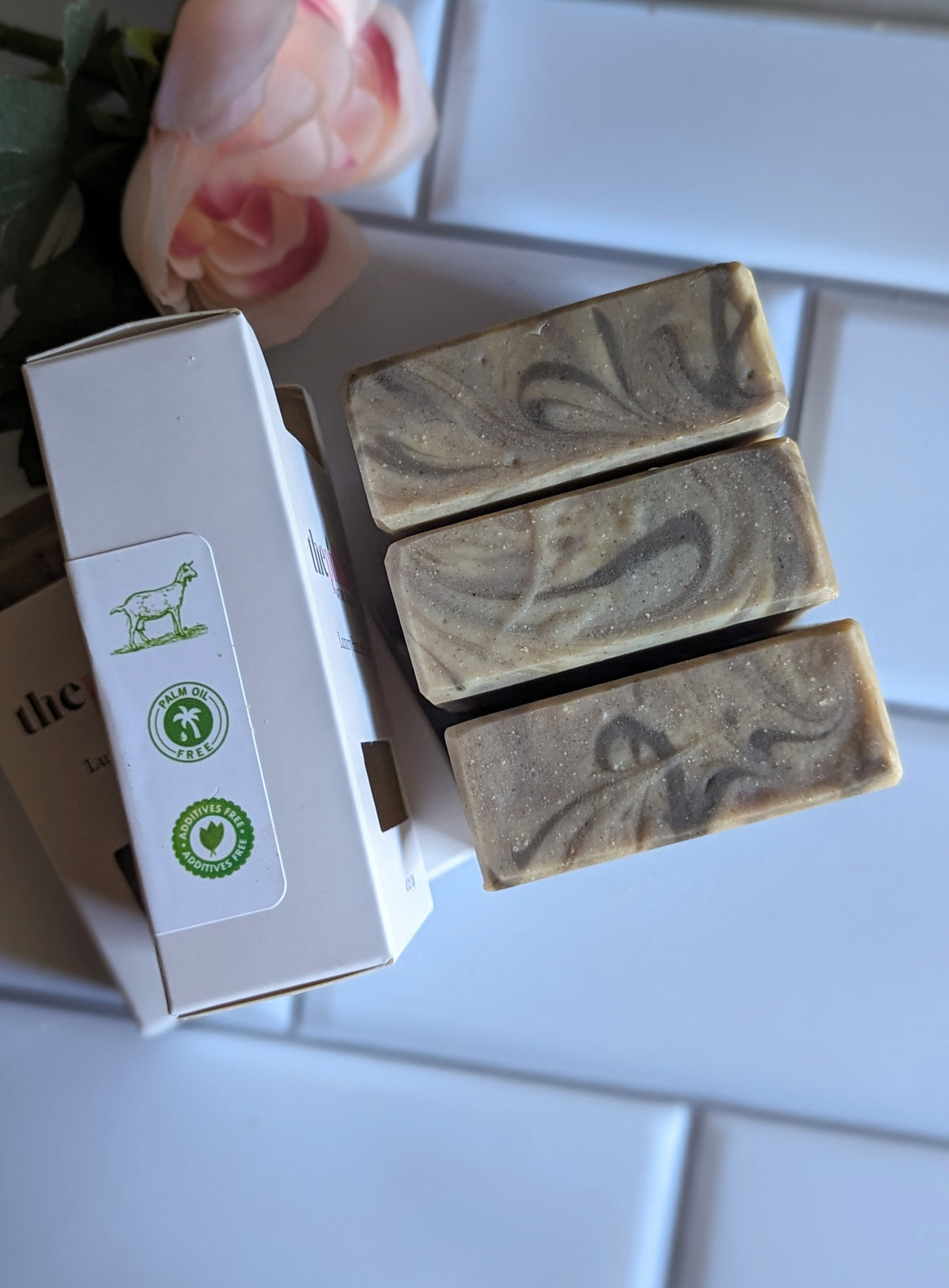 The Mason Bar: Mans Goat Milk & Cream Soap Bar Natural Fragrance Bourbon, Cypress & Tabac