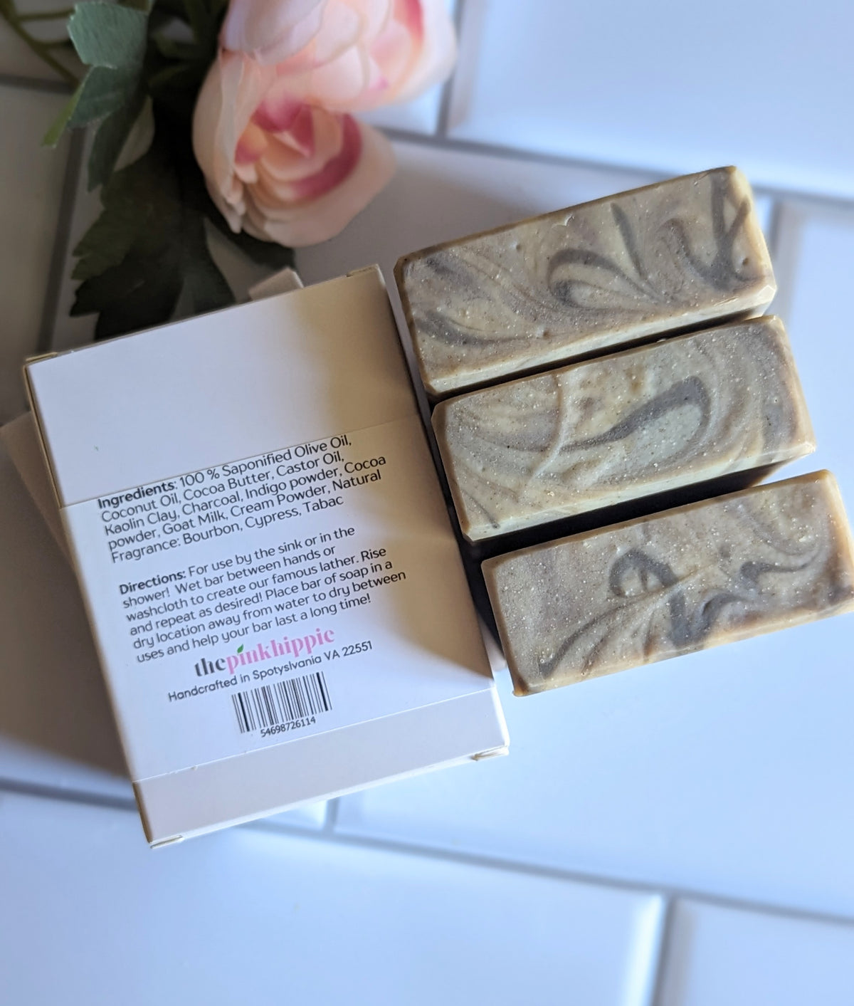 The Mason Bar: Mans Goat Milk & Cream Soap Bar Natural Fragrance Bourbon, Cypress & Tabac