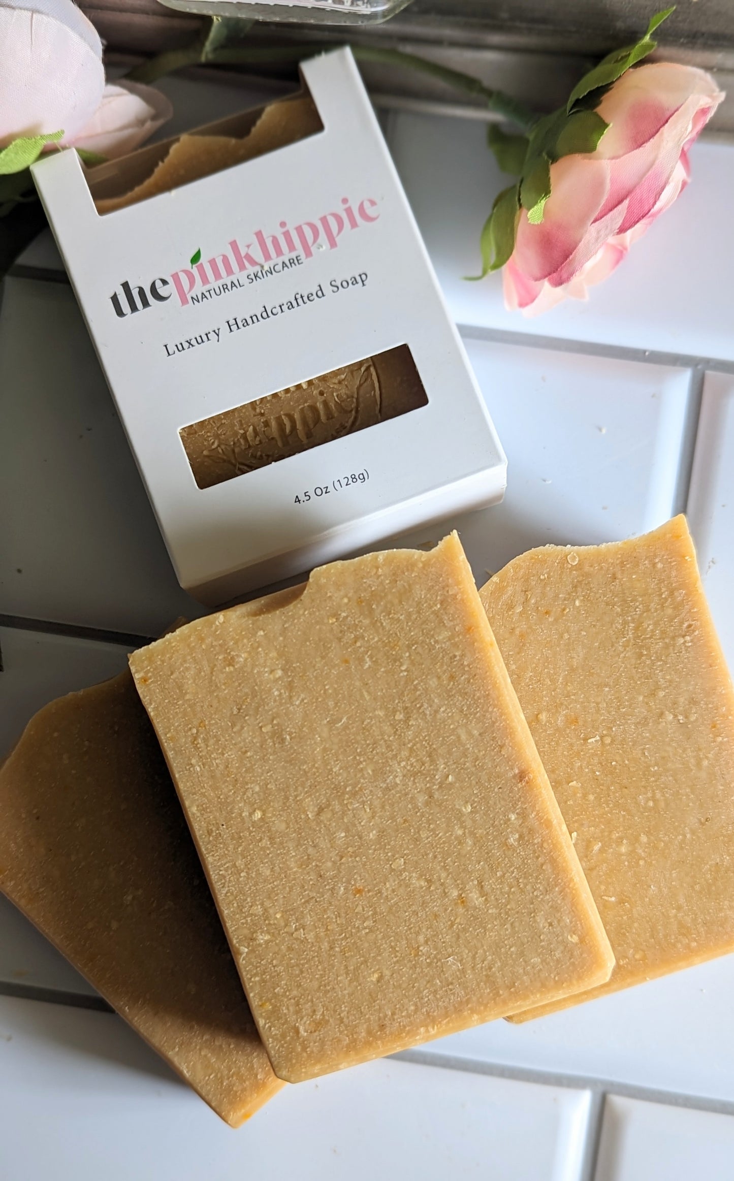 "Ladies Only" - Goat Milk Gentle Yoni Soap Bar- Essential oil Lavender, Ylang Ylang, Pink Grapefruit