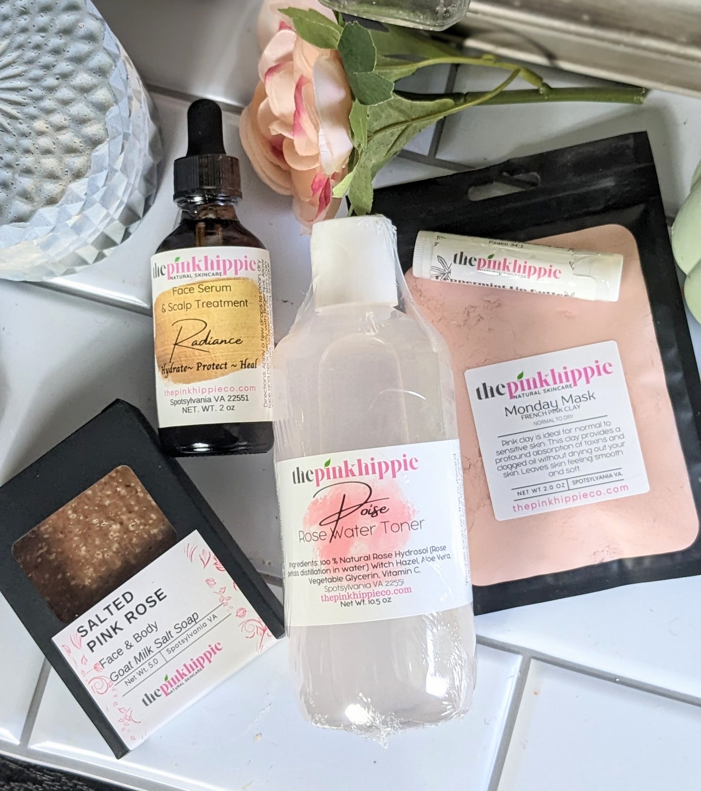 **Sale**Skin Care Collection- All Skin Types-Cleanser- Toner- Serum- Clay Mask-