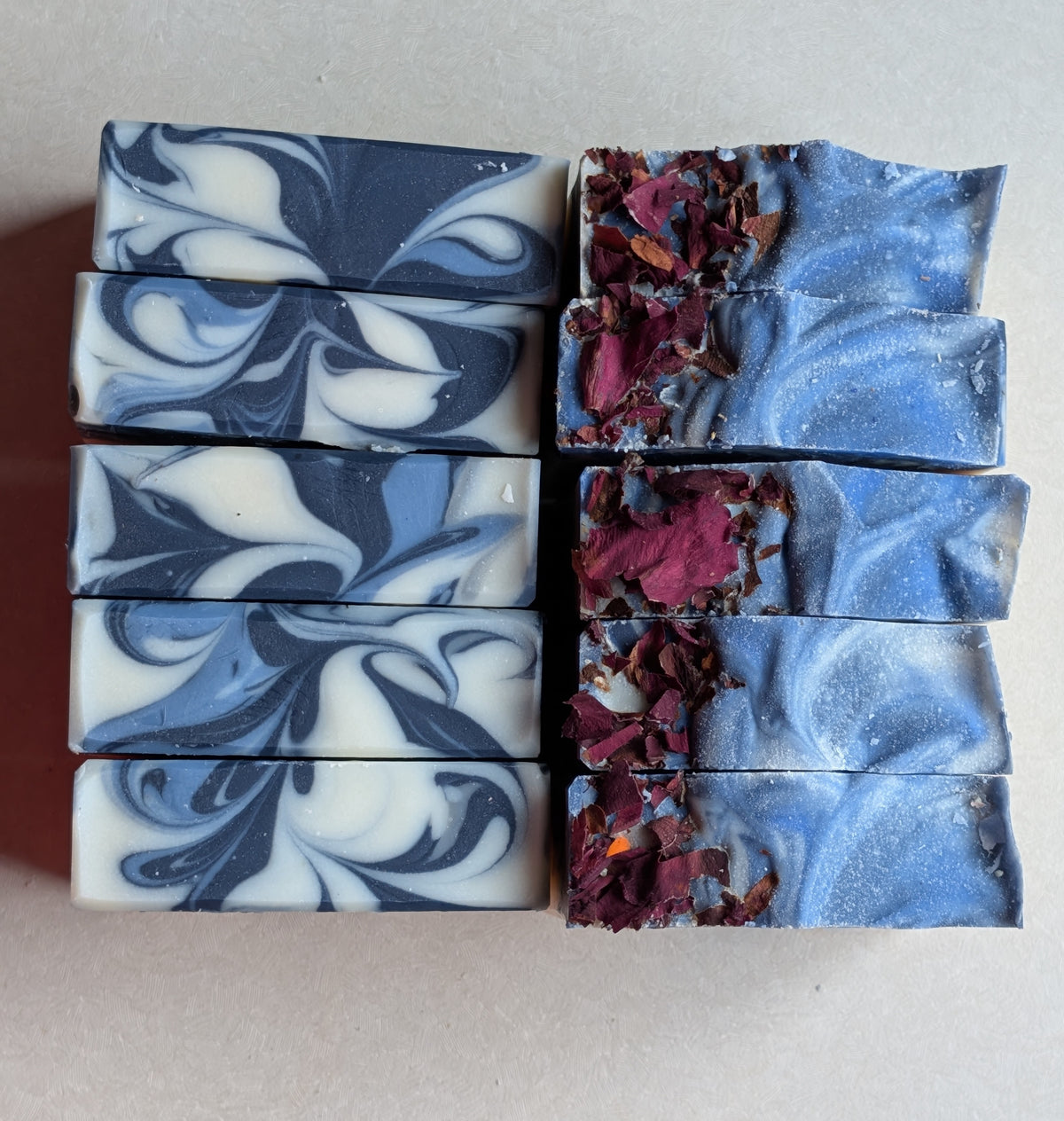 Rainstorm- 4.5 oz Handcrafted Goat Milk Soap-Patchouli, Peppermint, Bergamot