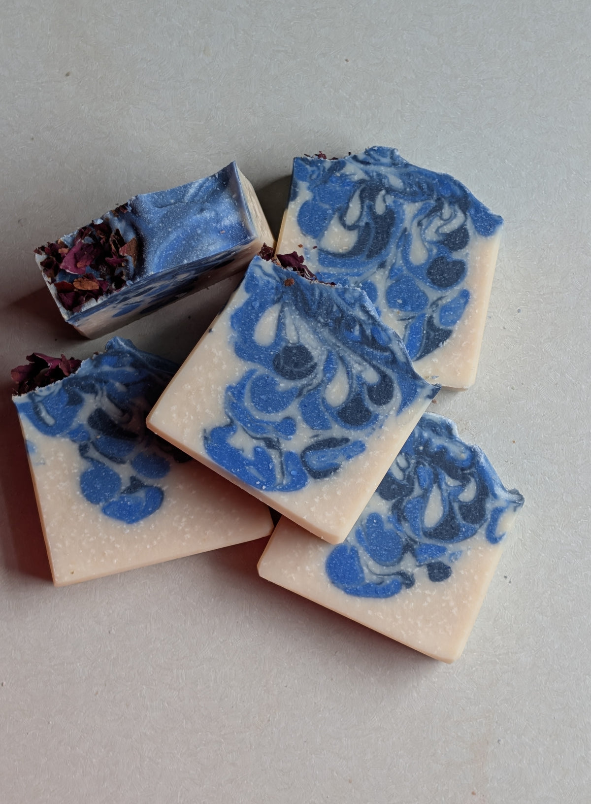 Rainstorm- 4.5 oz Handcrafted Goat Milk Soap-Patchouli, Peppermint, Bergamot