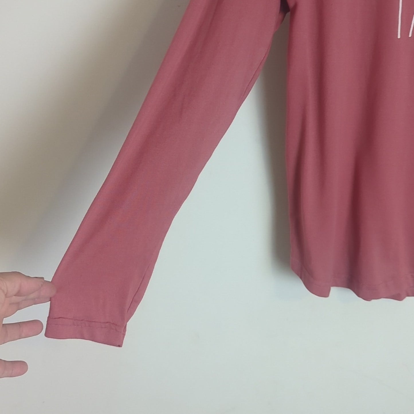Rae Dunn Hello Fall. Long Sleeve Pullover Stretch Jersey Knit  Women's Small