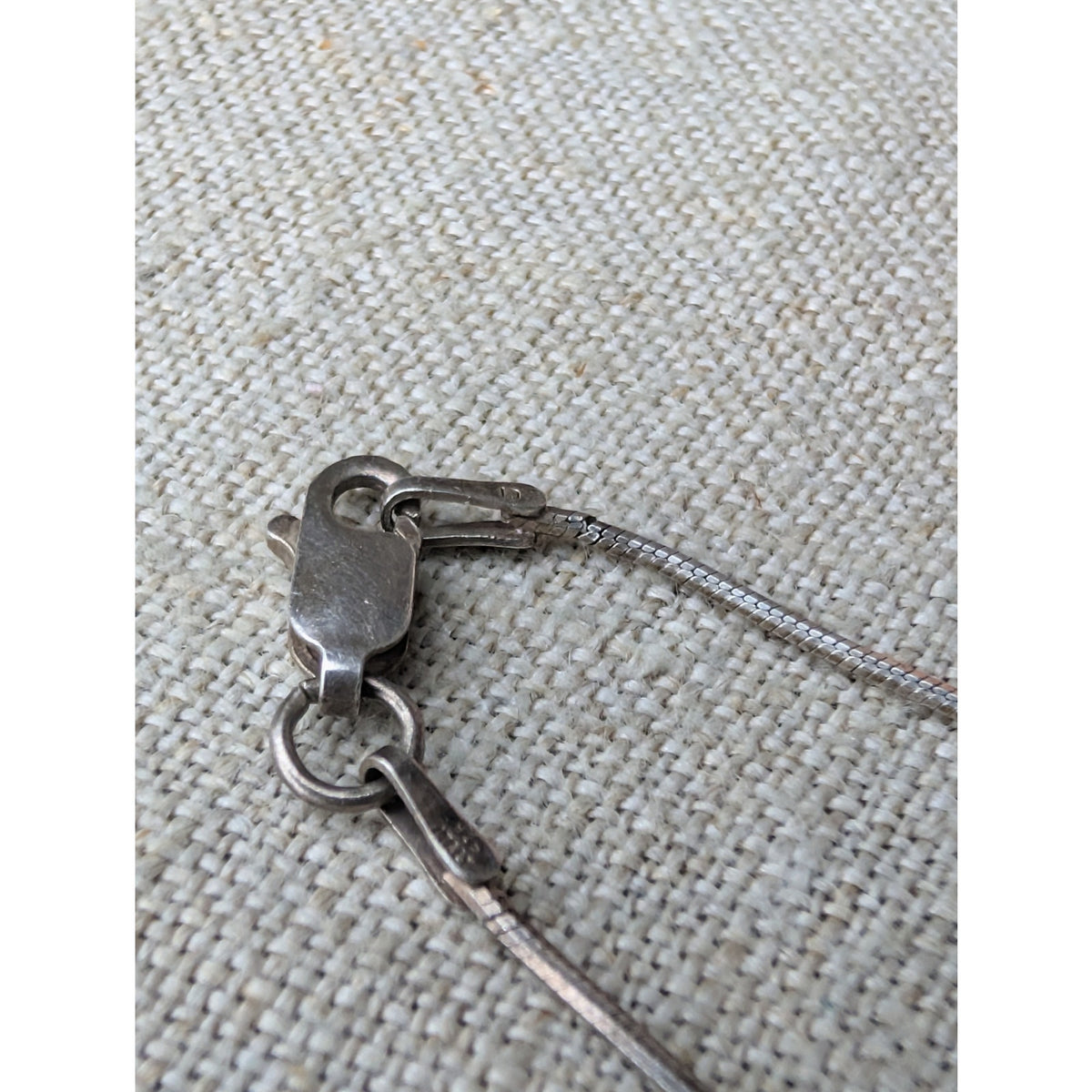 Retired James Avery Dimensional Sterling Silver Cross Pendant on 17" Vintage 925 Snake Chain Necklace - 9g Rare Candelabra Hallmark Unisex