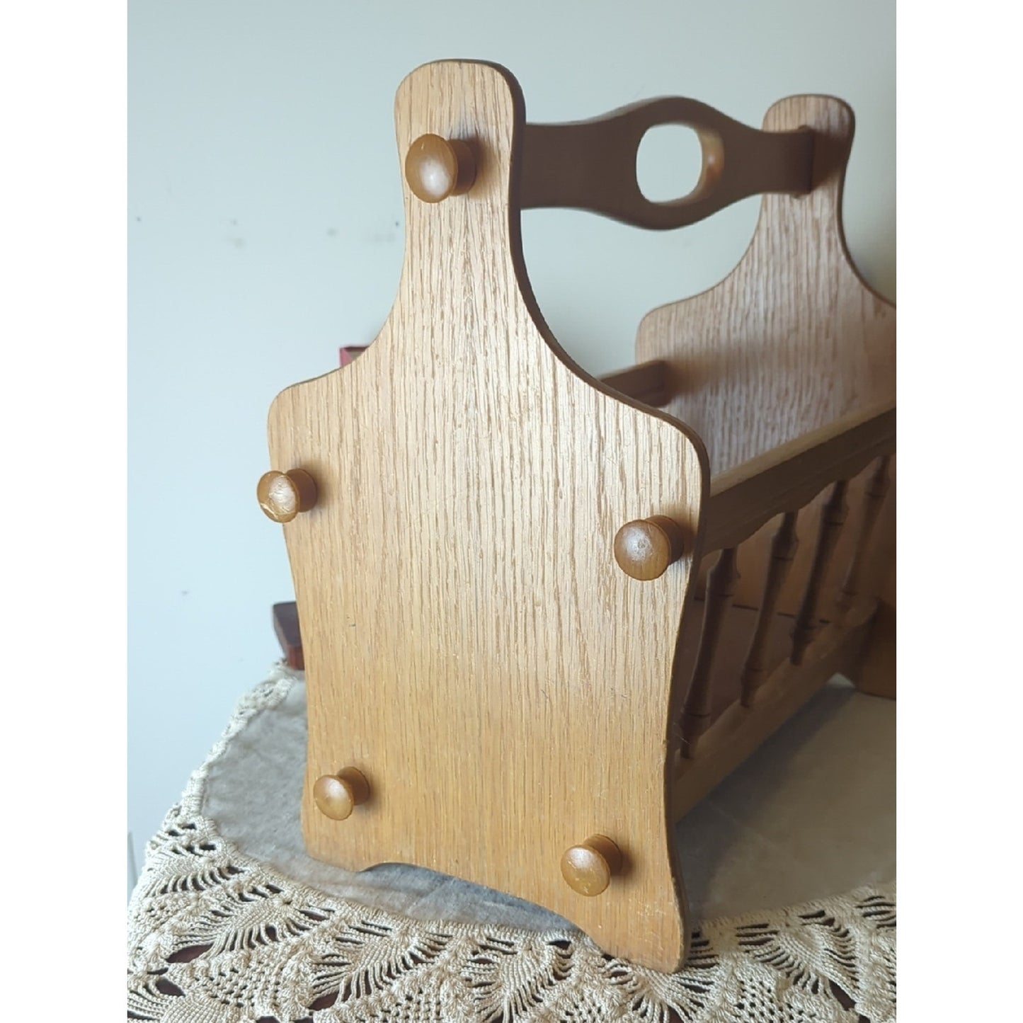 Newspaper Stand Magazines Holder Rack Vintage Repurpose
