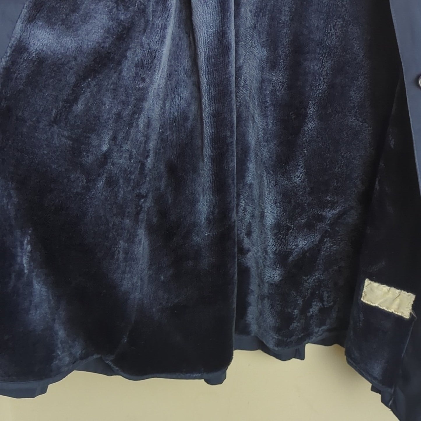 Vintage Rothschild Madeline Pea Coat Pleated laid Faux Fur Lining Girls 12