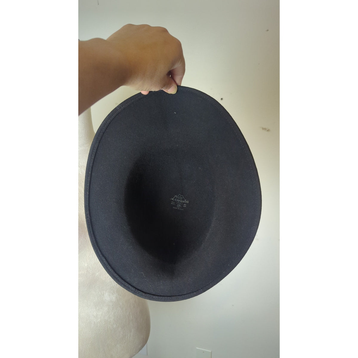 Vintage 50's/60's Old Hollywood 100% Wool Lancaster Retro Hat