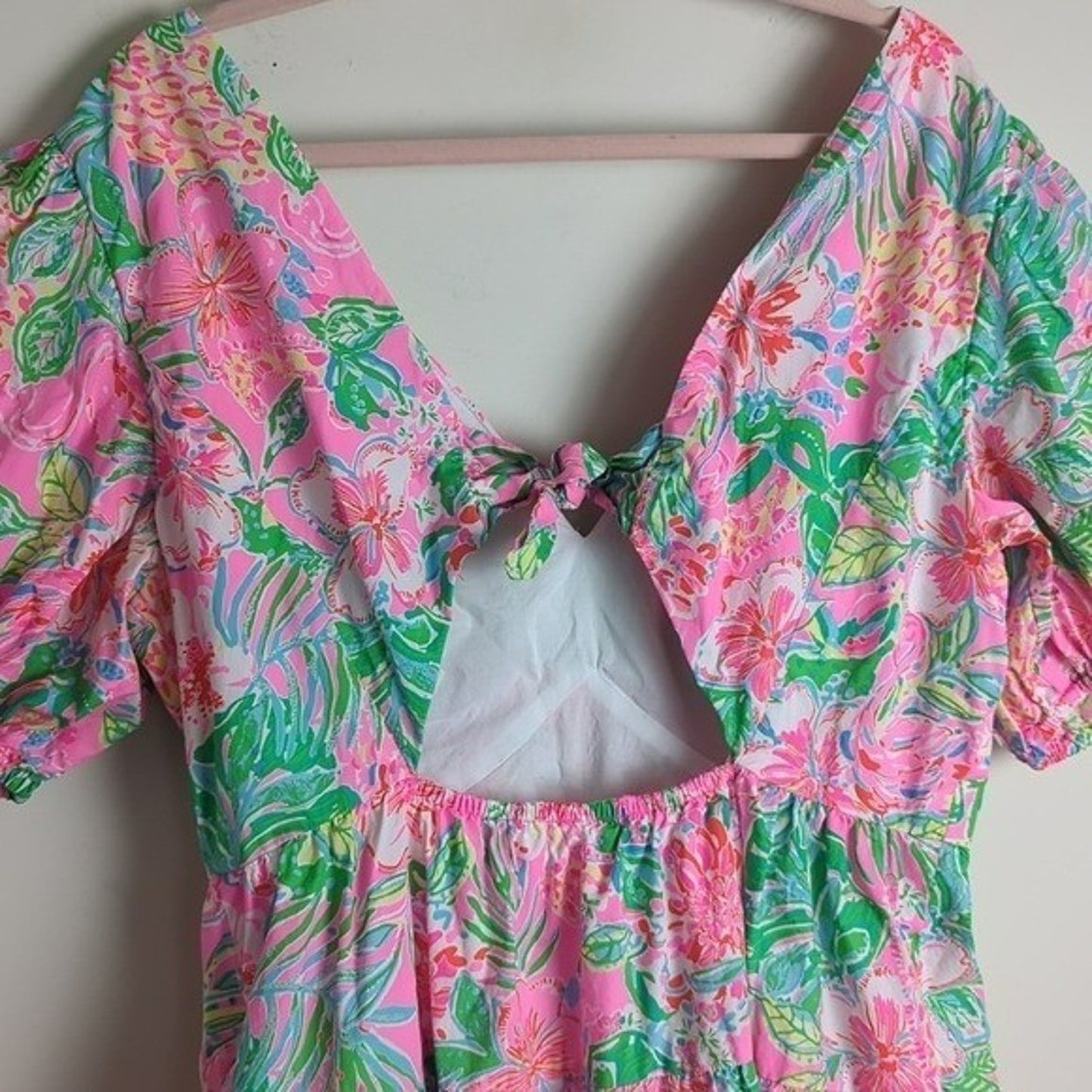 Lilly Pulitzer Nalnai Dress Journey to the Jungle #012783 Women's Size 16